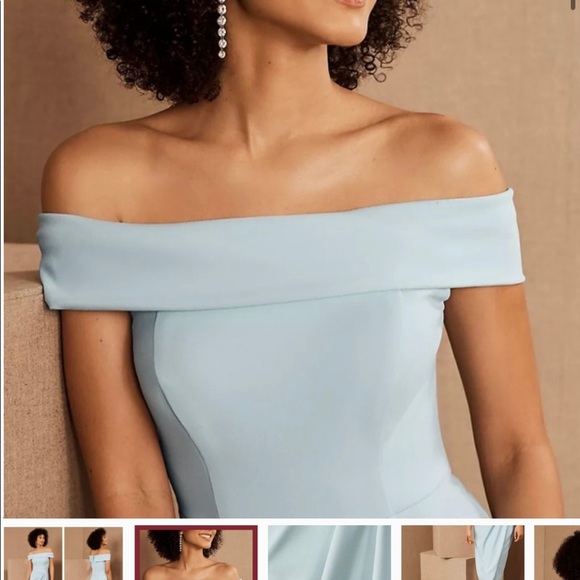 BHLDN THOMPSON OFF-THE-SHOULDER DRESS - Picture 2 of 8